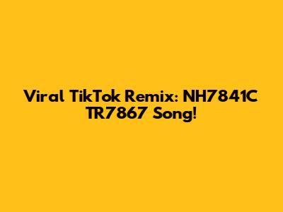 Viral TikTok Remix: NH7841C TR7867 Song!